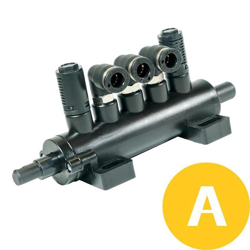 NEW Five-Port Tube Controlling Valve for Tyre Changer Machine Foot Pedal Cylinder Switch 1pc