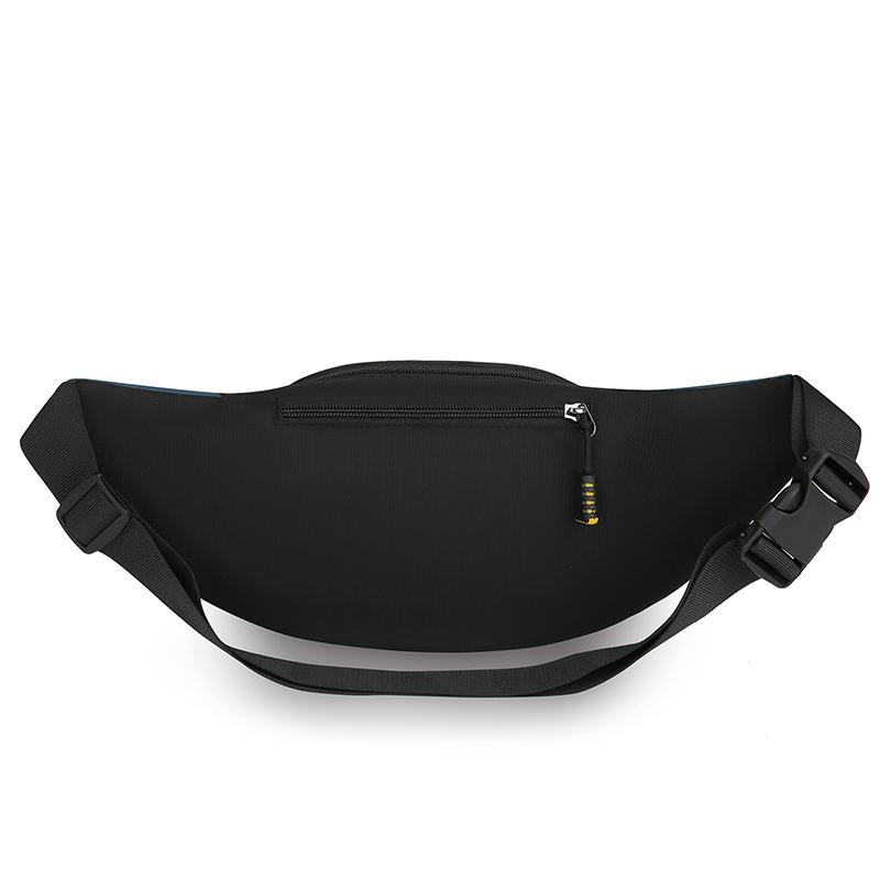 Men's Anti-Theft Waist Bag – Large Capacity Nylon Chest Pack with Multi-Layer Pockets for Travel & Sports