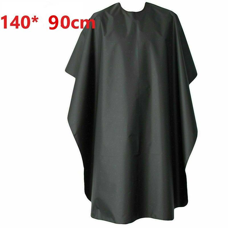 Hairdressing Home Unisex Cape Gown Adults Hair Cutting Cover Barber Apron Black