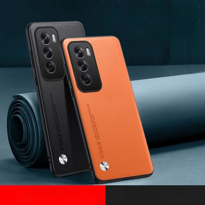 Case for OPPO Reno 12 Pro Reno12 5G Plain Leather Silicone Phone Back Cover for Reno 12pro 11F OPPO A60 A3 A2 Pro Shockproof Camera Protection Bumper