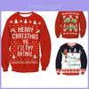 Christmas Reindeer Hoodie Sweatshirt With 3d Print For Holiday Casual Wear Men