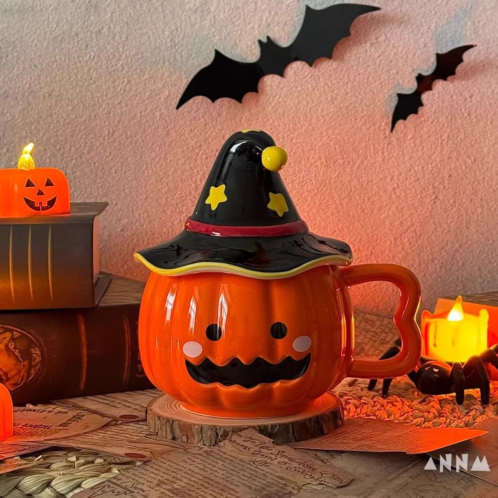 

Single item--cute gift cup, funny pumpkin magic hat, mug, practical souvenir ceramic cup for girlfriends 301-400ml
