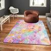 Dreamy colorful girl Rug Floor Mat for Living Room or Bedroom Soft and Comfortable Carpet a Gift for Birthday and Holiday.