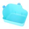 Square Shape Pet Toilet Plastic Easy To iInstall Small Animal Toilet for Rabbit Chinchilla Guinea Pig Cage Use