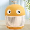 Little Whale Trash Can Mini Cute Light Luxury Garbage Bin Portable Multifunctional Trash Can for