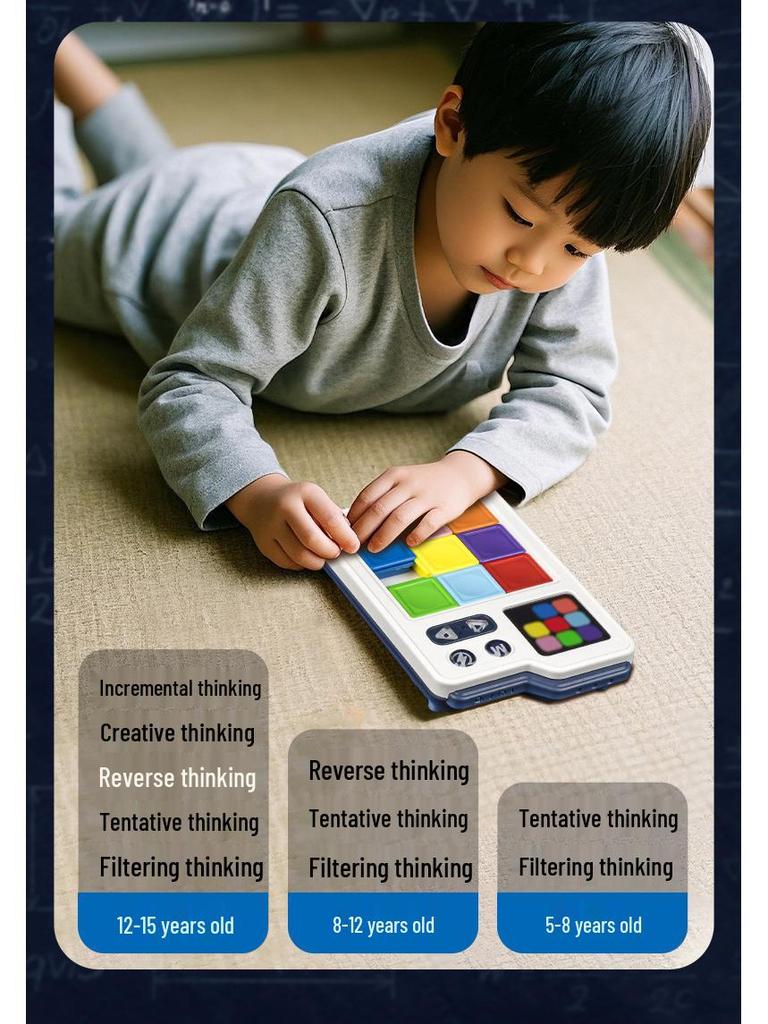 Smart Huarong Dao Puzzle: Educational Decompression Toy for Boys - Ideal Gift for Primary School Students