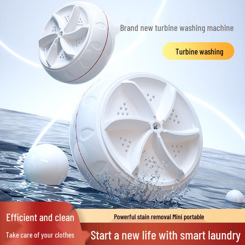 Compact Automatic Ultrasonic Portable Washer for Underwear and Socks белый