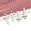 Stainless Steel 26 English Letter Pendant Charm for DIY Bracelets and Necklaces