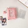 Hanging Decoration Photo Photocard Frame With Heart Keychain Card Protective Case  Girls Gift