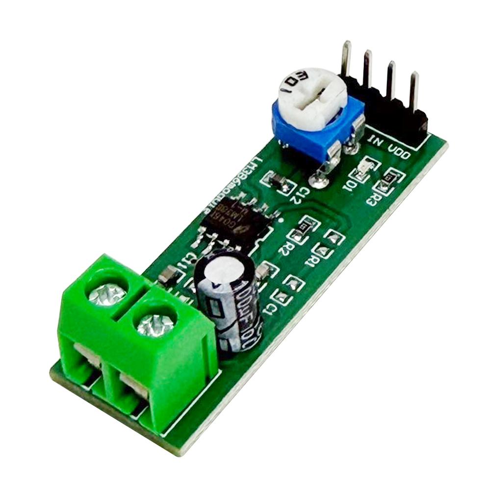 5-20Pcs LM386 Mono Amplifier Board 200 Times Gain Mono Voice Amplifier Module 5V-12V Input 10K Adjustable for Speaker DIY Kit
