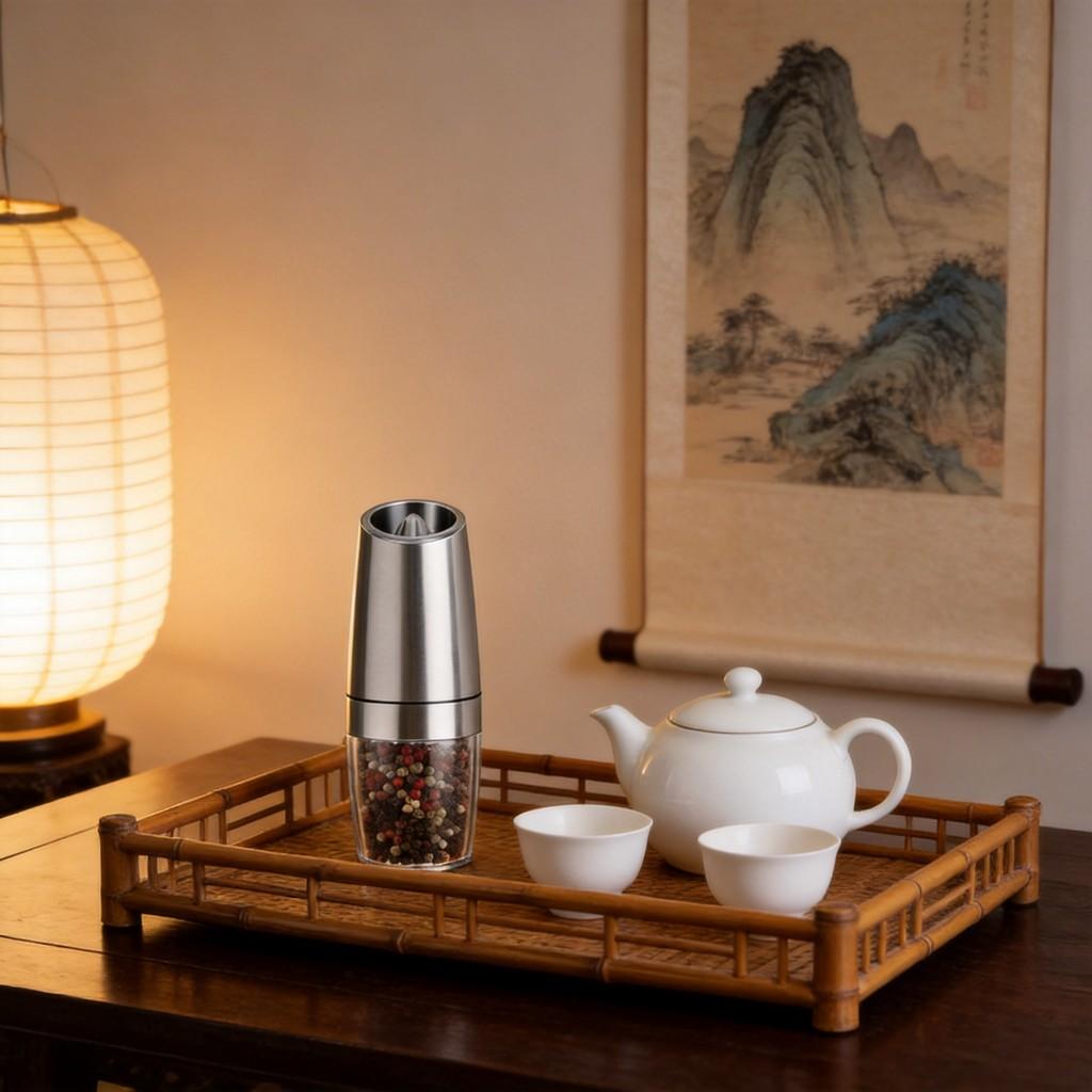 Gravity Sensor Electric Salt And Pepper Grinder For Restaurants And Outdoor Use