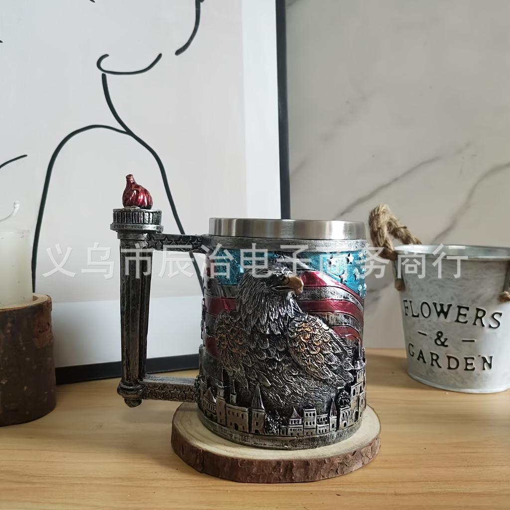 Free Muse Falcon Mug, Vintage Style Coffee Mug, Personalized Bar Decoration, Vintage Creative
