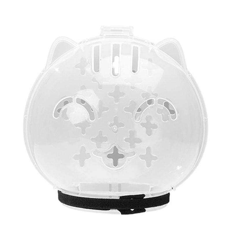 

Cats Muzzle Protective Head Cover Headgear With Adjustable and Easy to Wear Antibite Dog Muzzle for Outdoor Activity 1