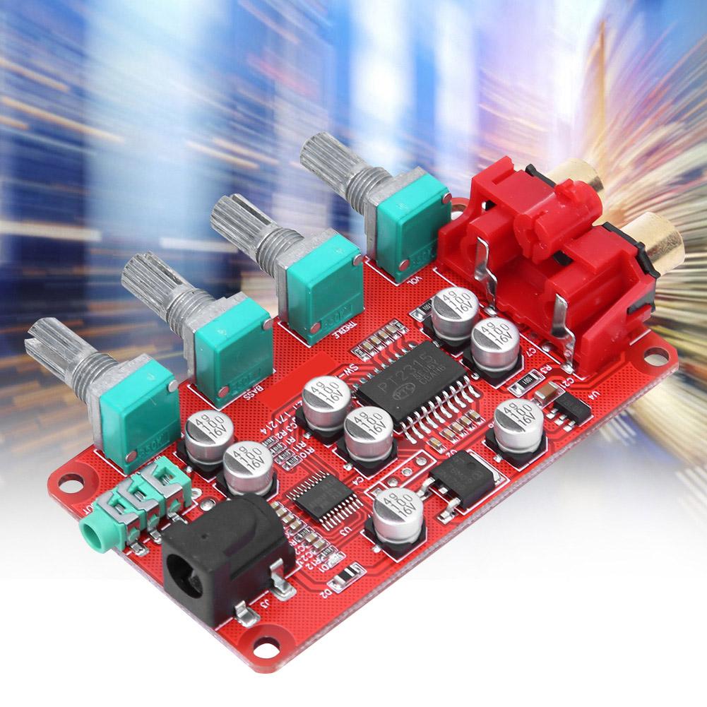 PT2315E Audio Processor Board Tone Adjustment Module Potentiometer Fixed High and Low Sound HF202