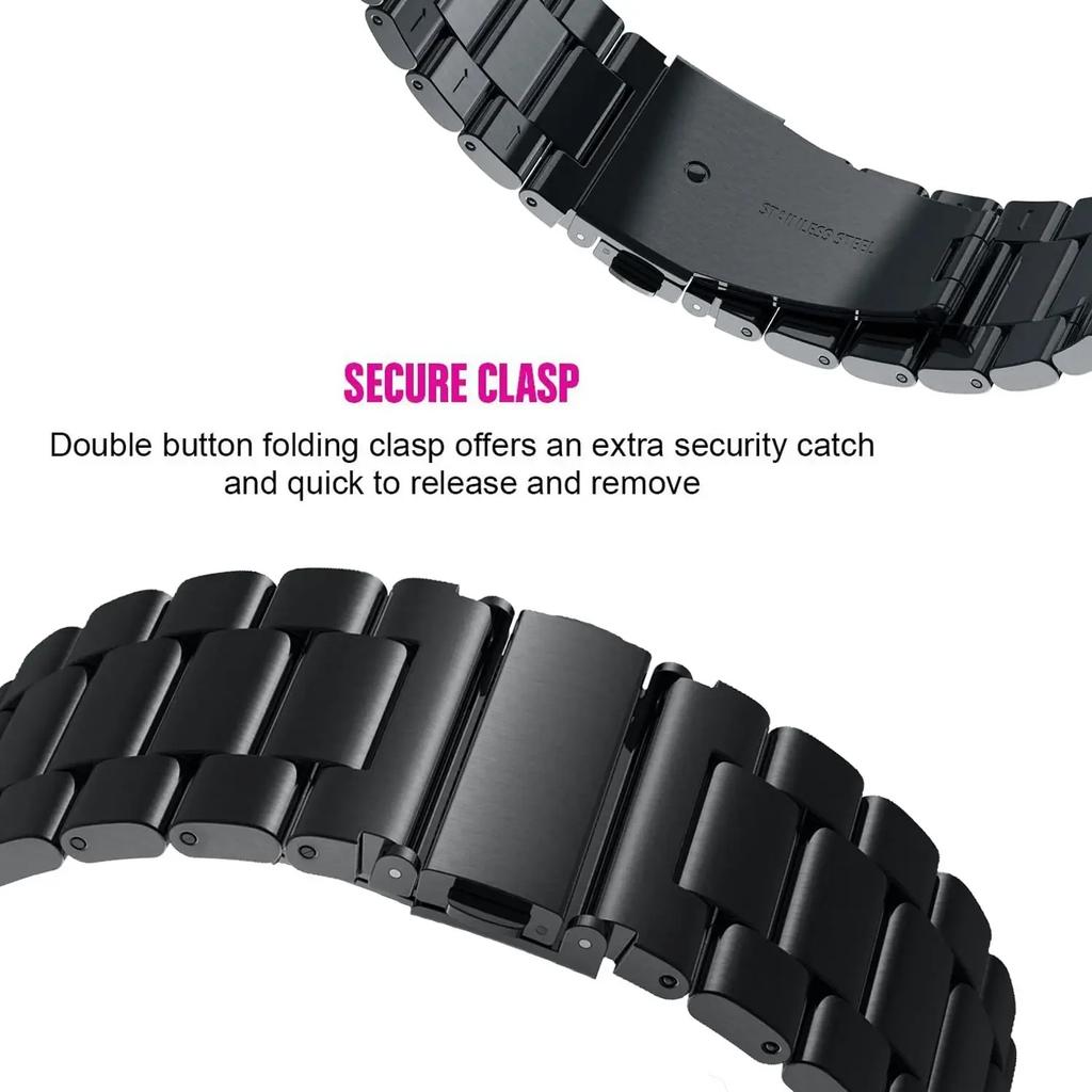 Cinturino in Metallo Quick Fit 26mm 22mm 20mm per Garmin Tactix 8 Fenix 8/E 7X 6X Braccialetto in Acciaio Inossidabile Enduro 3 Forerunner 965 Cinturino