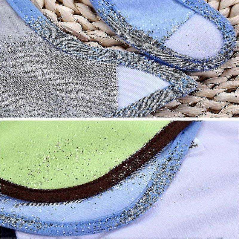 Pack of 12 Baby Waterproof Bibs 0-36 Months 12pcs Unisex Super Absorbent Leakproof Soft Comfortable