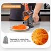 Handhållen Rullande Grönsaksskärare Strimlare Rostfria Blad Matberedare Multifunktionell Köksgadget för Julienne-skärning