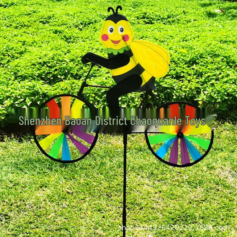 3D Outdoor Bicycle Windmill for Kids’ Garden or Kindergarten Decoration