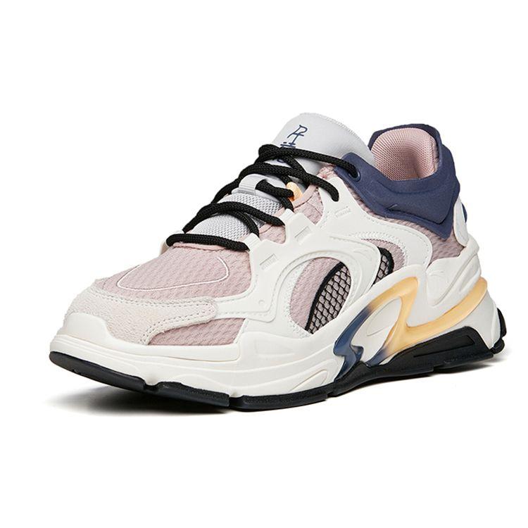 Anta Millennium 3.0 Shock Absorption Non-Slip Wear-Resistant Low-Top Sports Casual Shoes Women Sneakers Pink White 122148890-5