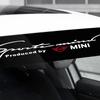 Car Front Windshield Sticker Decal Decoration For MINI Cooper One R50 R52 R54 R53 R56 Countryman R60 F55 F56 JCW Accessories njbwy33