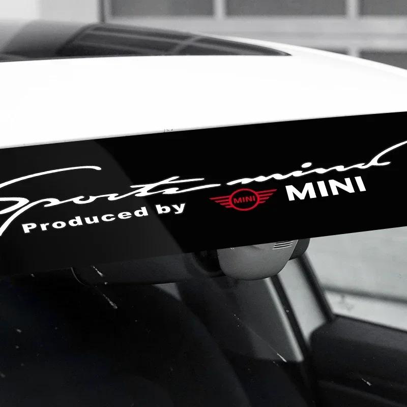 Car Front Windshield Sticker Decal Decoration For MINI Cooper One R50 R52 R54 R53 R56 Countryman R60 F55 F56 JCW Accessories njbwy33