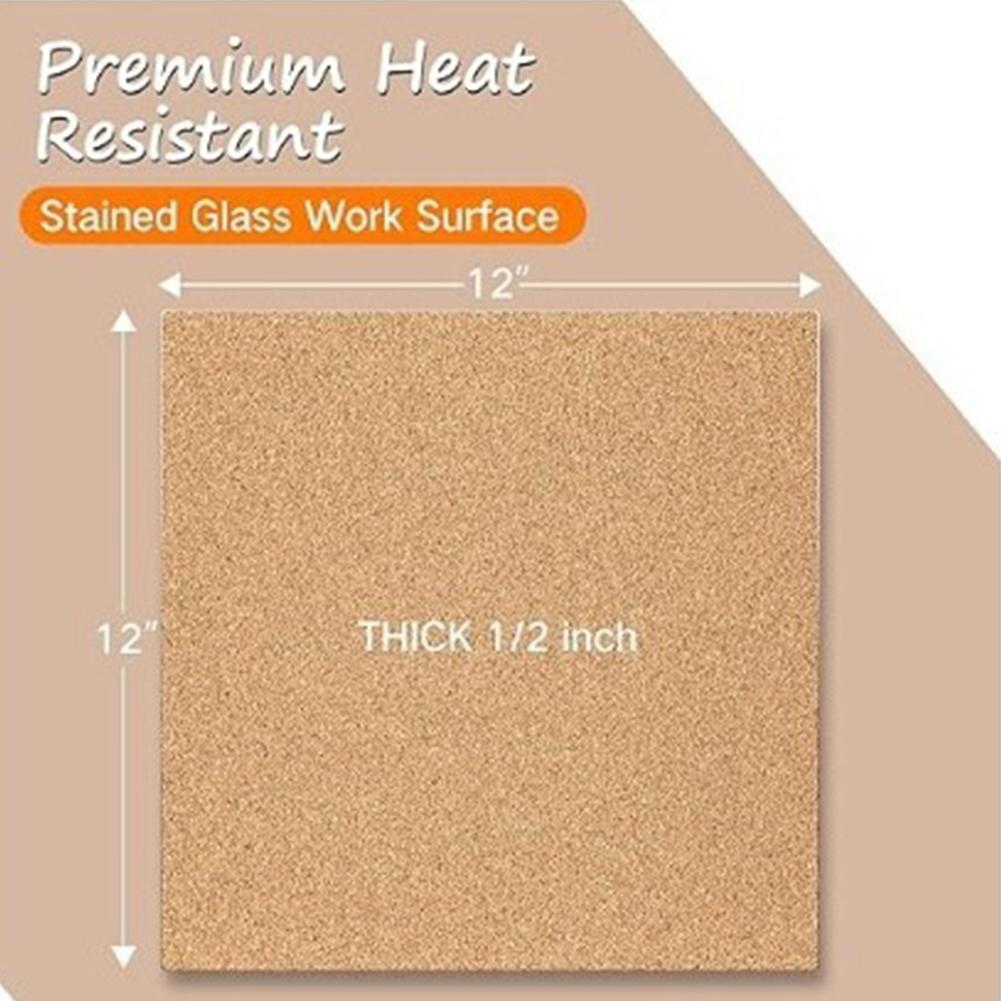 4PCS Staining Material 12" X 12" 1/2" Thick Heat Resistant Staining Job