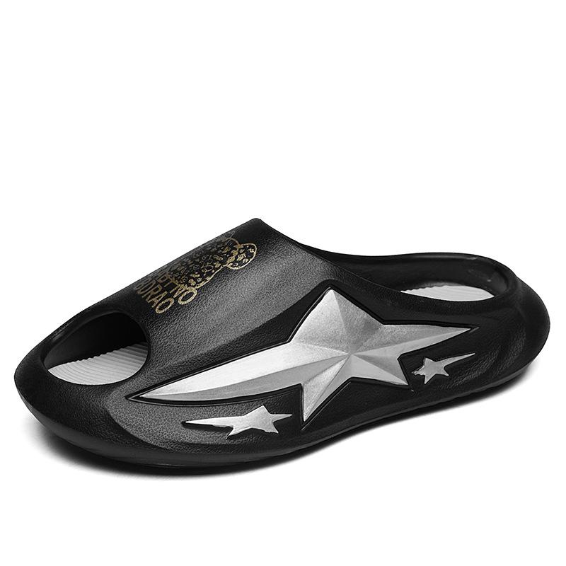 

Deodorant one-word drag men s summer wear 2025 new dual-purpose non-slip and wear-resistant thick-bottomed beach cool slippers couple 36