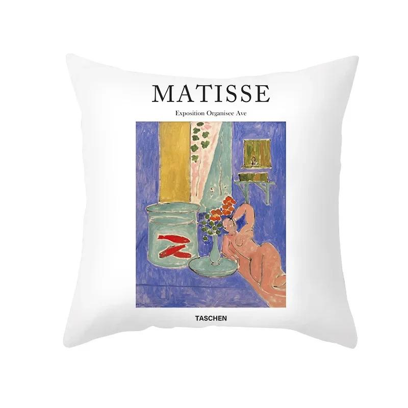 

Pillowcase Portrait Painting Cushion Covers Famous Matisse Art Painting Throw S Living Room Home Decoration x 66x66cm