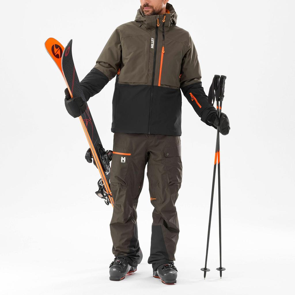 Millet Snowbasin Ski Deep Jungle Size M Jacket, MIV10198, Men's (New Logo),