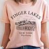 Finger Lakes Vinyard Shirt, New York Wine Country T-shirt, Winery Unisex Tee