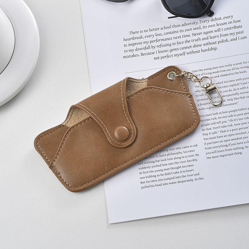 Fashion new men's and women's glasses bag, pressure-resistant glasses case, anti-drop sunglasses case, light luxury portable glasses bag,
