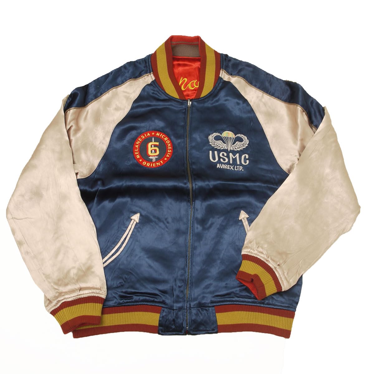 

Двостороння куртка-сувенір Сукаджан 6122186 [Avirex] (Розмір XL, 87 Темно-синій)