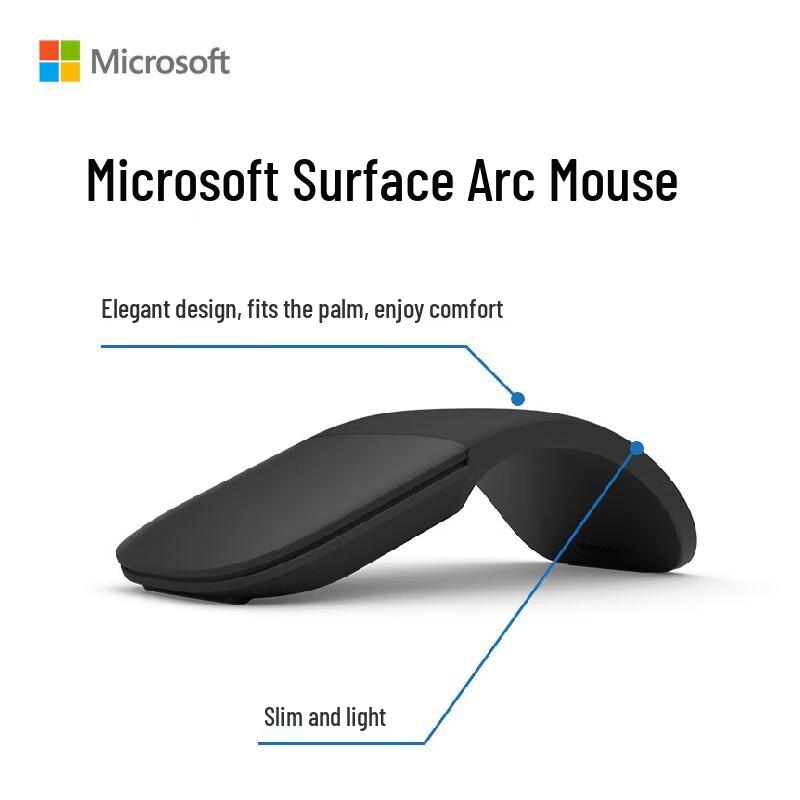 Microsoft Surface Arc Wireless Bluetooth Mouse