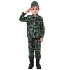 Disfraz de Soldado Camuflaje para Niños Niñas Halloween y Representaciones Escolares