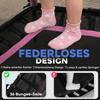 Kids Trampoline Mini Bouncer with Enclosure Safety Net For Ages 3-10 Years - Pink