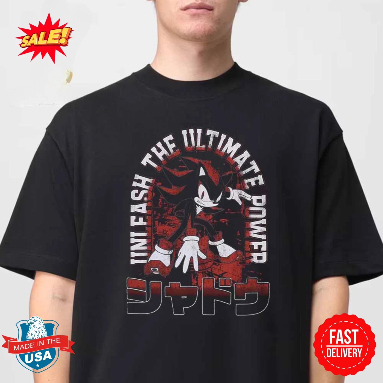 Shadow Sonic The Hedgehog Ultimate Power Classic T-Shirt S