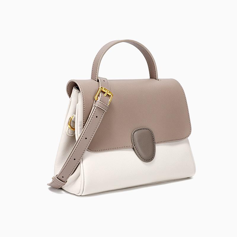 Modische Damen-Tragetasche 2025 Neue Echte Leder Damen-Umhängetasche High-End Nischen-Handtasche Crossbody-Tasche