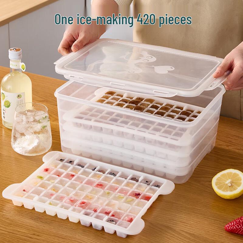 Changbaosen 6-Layer 420-Grid Ice Cube Maker & Storage Tray