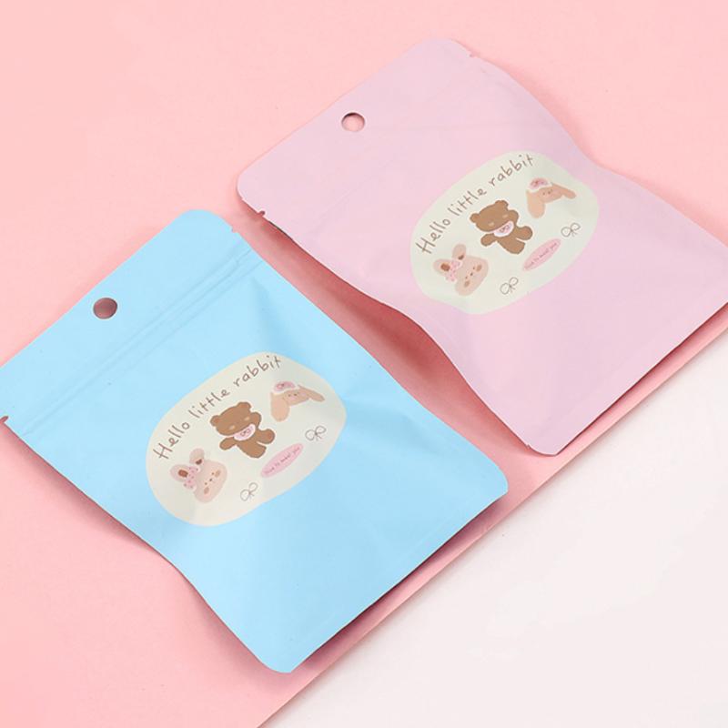 10Pcs Cartoon Cartoon Candy Cookies Self Sealing Storage Bag Creative Snack Doll Toy Blind Box Bag Lucky Gift Bag Surprise Gift