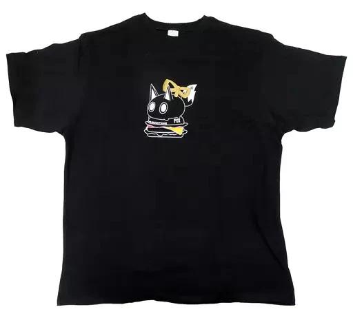 

Hololive Shirakami Fubuki Birthday 2022 Black Cotton T-T-Shirt Free Size L