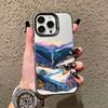 The Natural Beauty Of Lakes And Mountains Laser Phone Case For iPhone 15 14 Pro Max Plus 16 13 12 Mini 11 Pro Max Back Covers