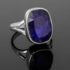 Blauer Saphir-Ring Blauer Saphir-Silberring 925 Sterling Silber Ring Saphir-Edelstein-Ring Handgefertigter Edelstein-Schmuckring als Geschenk