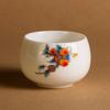 Ink wash mountain suet jade white porcelain teacup hat cup fair cup bubble teapot kung fu teacup master cup ceramic tea set
