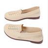Summer new cloth shoes women's hollow breathable mesh shoes soft sole one pedal shoes elderly shoes