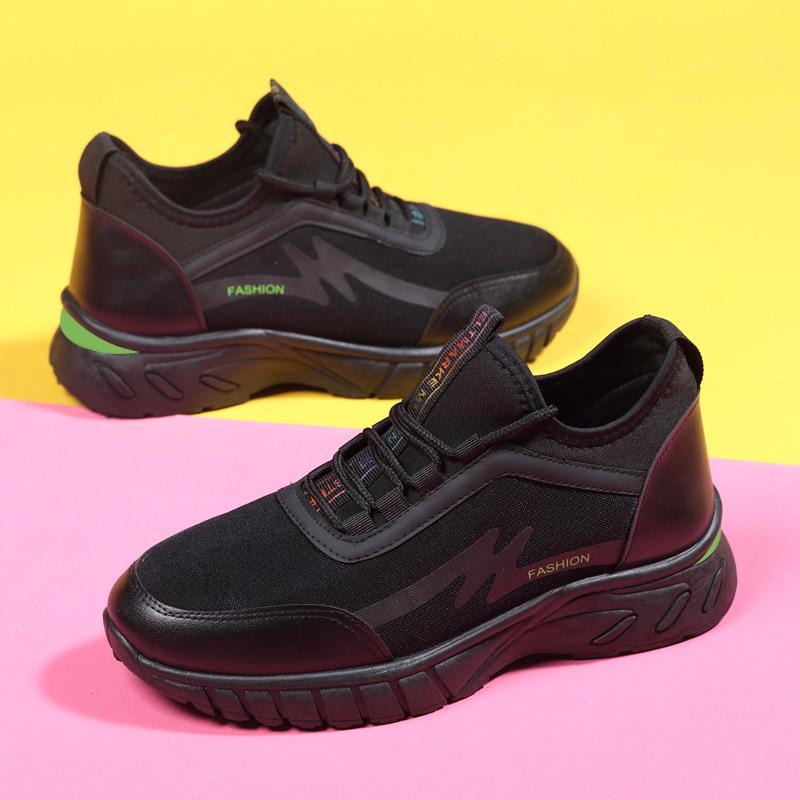 

Autumn women s shoes 2024 sports running shoes casual shoes mesh breathable thick sole women s soft sole wear-resistant manufacturer 40