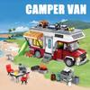 Non-Toxic Moc Technical Camper-Van Building Blocks Building Led Lighting Model Brick For Teenagers And Adults Christmas/Birthdays Diy Gift