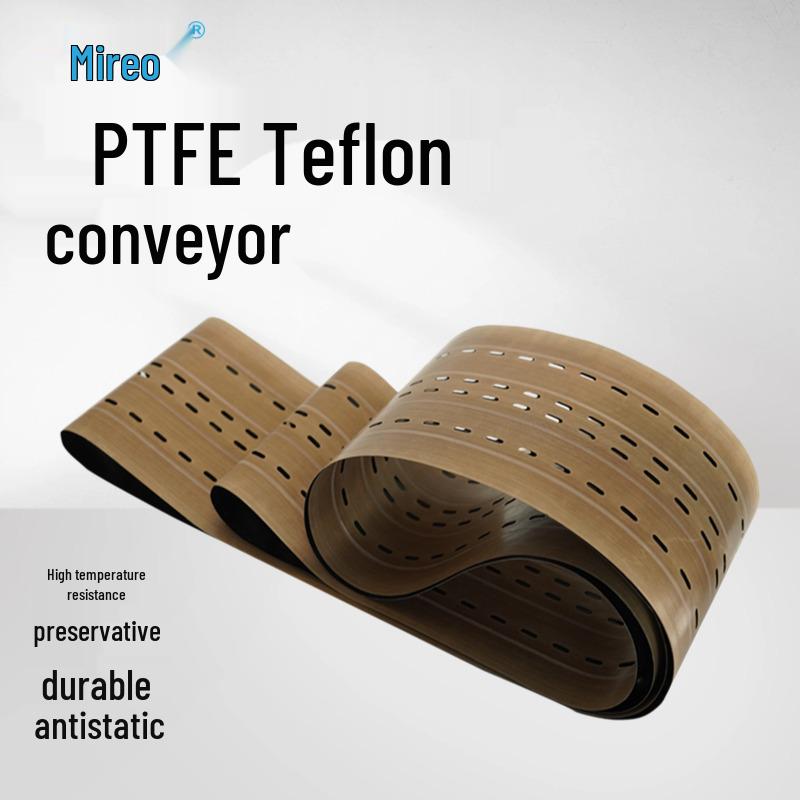 

High-Temperature Resistant Teflon Mesh Conveyor Belt - Corrosion & Wear Resistant 10*10 belt; coffee, white, black