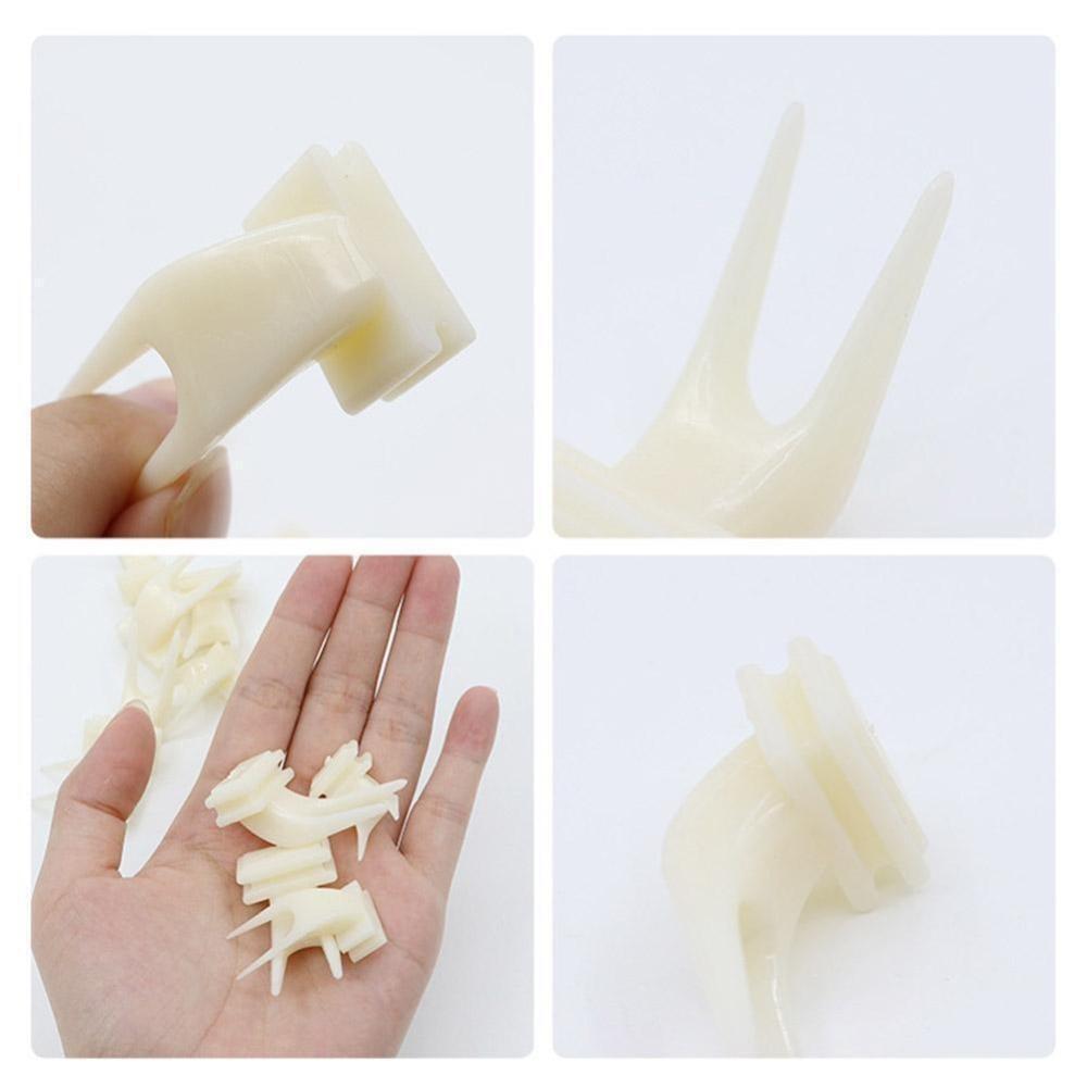 Bird Utensils Parrot Fruit Fork Plastic Birdcage Fork Durable Fruit Snacks Fork  Feeder Accessories