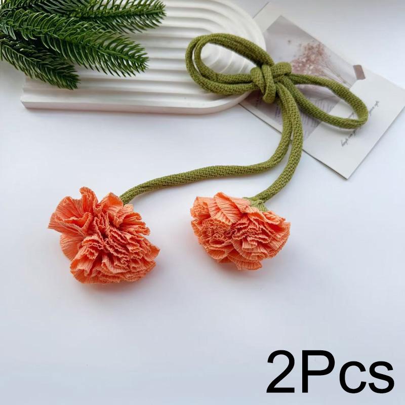 

1 шт. Подхваты для штор Оконные аксессуары Галстуки Цветочные узоры Тканевые подхваты для офиса Гвоздики Подхваты для штор для дома Многоцветные 2Pcs