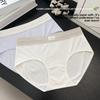 Large Size Female Spring and Summer 10A Bacteriostatic Long Cotton Crotch Mid Waist Triangle Briefs